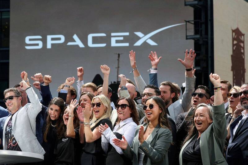 SpaceX首份財報公開引爆賣壓 散戶無懼開盤1小時爆搶7.4億