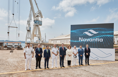 西班牙首艘F110級巡防艦安龍 新世代智慧軍艦蓄勢待發