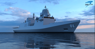 美商G&amp;C推銷澳洲輕型巡防艦 曝台灣可能構型