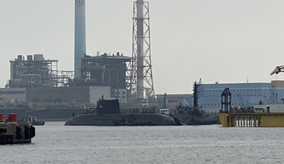 海鯤號潛艦下水歷史性畫面曝光