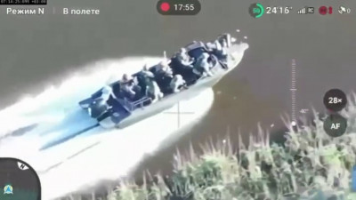 慘！俄軍快艇觸雷爆炸「7人噴飛」 烏無人機空中補刀狙殺