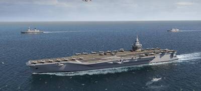 只裝2道不夠看 法新一代航艦甲板將納3道電磁彈射軌