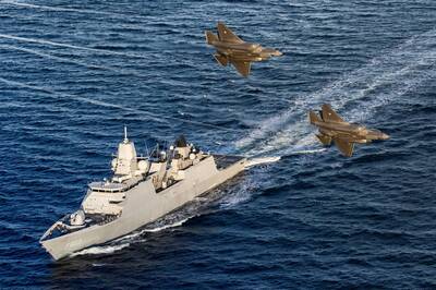 軍武圖輯》北約「波海哨兵」聯手護海纜 荷F-35戰機、巡防艦出動