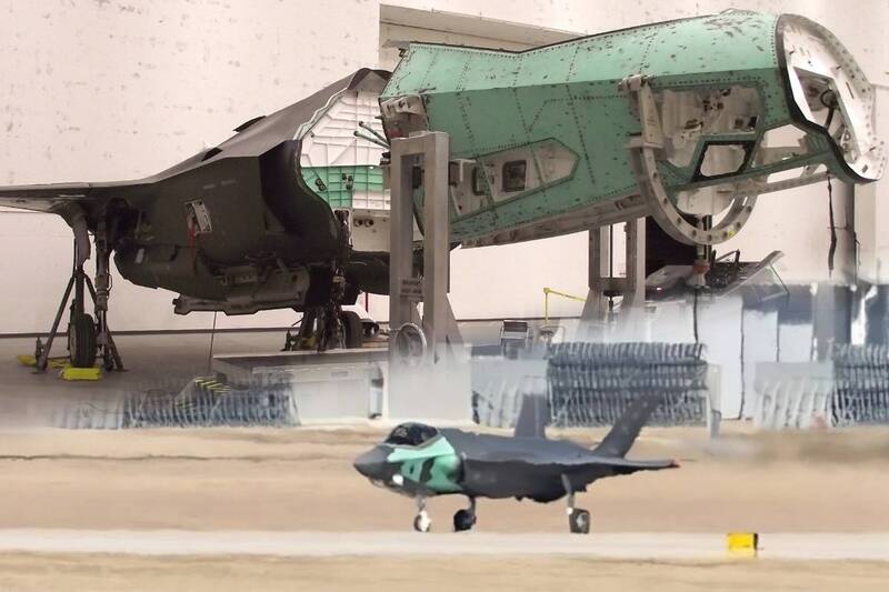 兩事故機合體重生...美F-35首次公開完成「拼裝機」修復創舉！