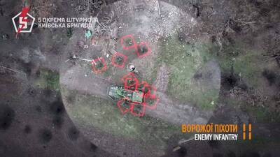 剛「下車戰鬥」即遭鎖定 烏軍單架無人機連擊11位俄軍步兵