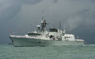 疑抗議加拿大軍艦通過台海 中國貨輪播放愛國歌曲覆蓋海事頻道