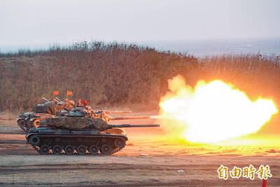 升級M60A3戰車 國防部：今年10月完成觀瞄系統測評