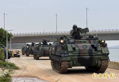 國軍「立即備戰操演」開跑 586旅、澎防部、金防部投入臨戰演訓