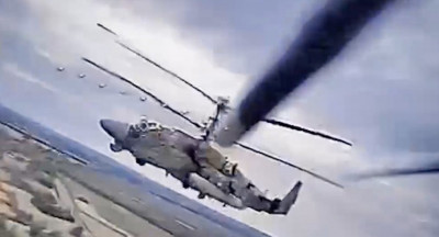 烏軍無人機蜂群伏擊 俄精銳Ka-52「短吻鱷」遭獵殺畫面曝光