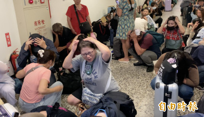 城鎮韌性演習「貓站長」早早避難   民眾有五十肩無法抱頭