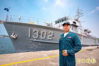 小小獵雷艦藏秀才 艦長陳昱森家中三代海軍、每日關注國際動態