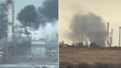 【影片】距邊境1400公里 烏克蘭無人機擊中俄羅斯煉油廠