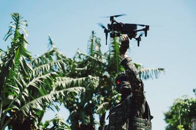 召員們14天可以學新技能了 縣市後備旅的微型無人機已到貨