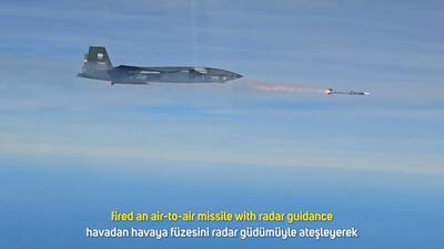 歷史時刻！ 土「紅蘋果」無人機首以空對空飛彈命中「超視距」目標