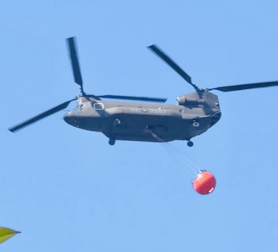 CH-47直升機出現嘉義上空  軍事迷：活抓委國總統馬杜羅的同型機