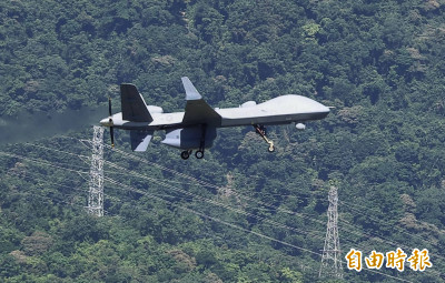 獨家》空軍MQ-9B無人機來了！首度在台灣升空  高空監偵能量大提升