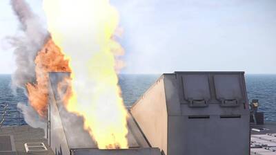 BAE新型甲板發射器試射成功 可裝垂發系統飛彈兼具斜射便利性 BAE新型甲板發射器試射成功 可裝垂發系統飛彈兼具斜射便利性