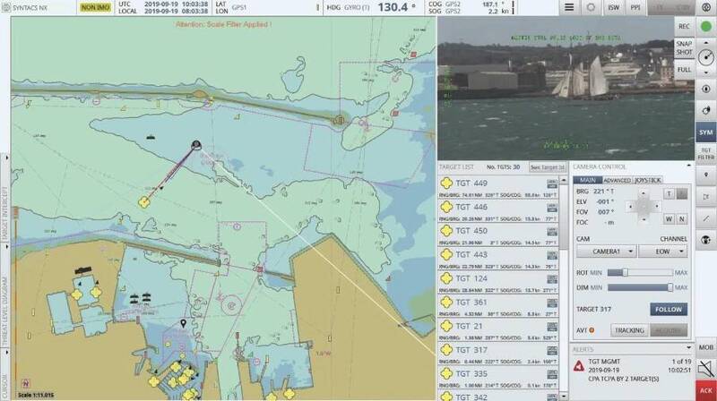 SYNTACS系統的控制台作業畫面。（圖片擷取自NAVAL NEWS）