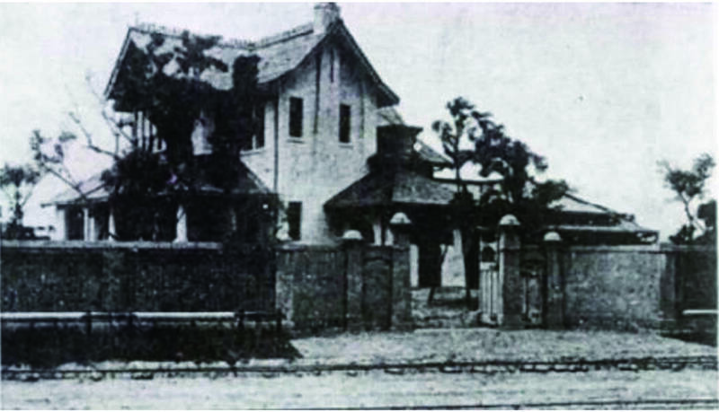 孫立人將軍官邸建物於日治時期落成，1909年曾作為「台灣總督府土木局水道課長官邸」。（雅鴿文創提供，資料取自《臺灣建築會誌》13輯5號）