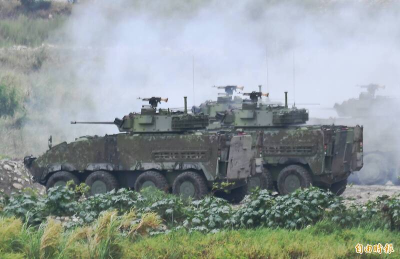 雲豹甲車進駐花東，陸軍戰力將獲得大幅提升。（記者游太郎攝）
