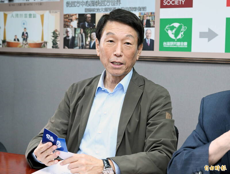 前參謀總長李喜明重申國軍發展「不對稱戰力」的重要性。（記者廖振輝攝）
