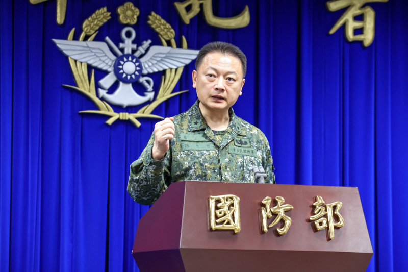 國防部發言人孫立方少將。（資料照，國防部提供）