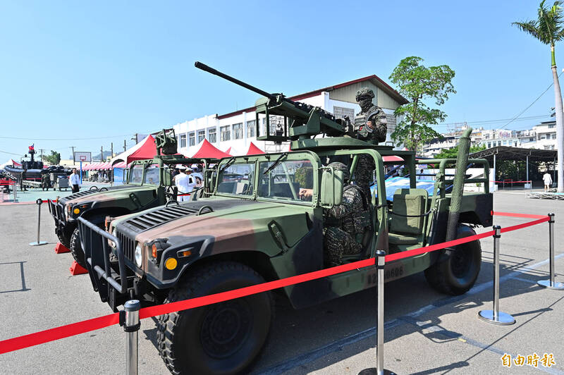 國造T75式20公厘機砲。（記者李惠洲攝）