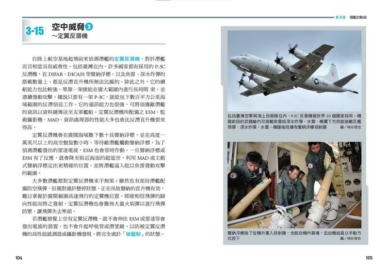 第三章在了解潛艦的大致性能與功能後，進一步詳述潛艦在現代海軍中的戰略價值與戰術應用。（燎原出版提供）