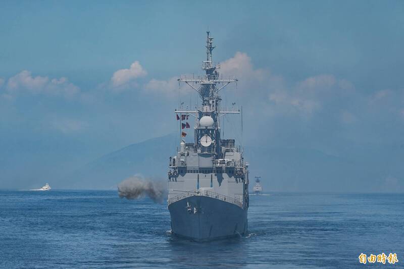 美國軍售我國的基隆級驅逐艦。（資料照）