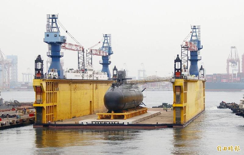 海鯤號潛艦明年啟動海測，將牽動後續艦量產計畫。（資料照）