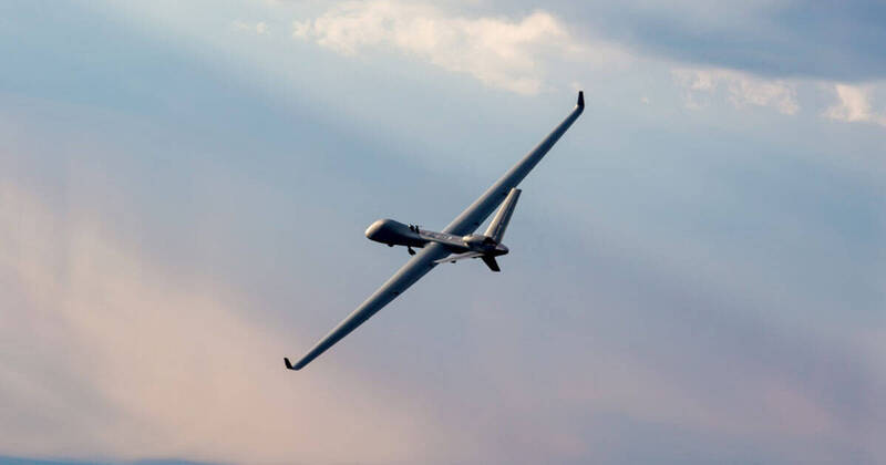 MQ-9B無人機。（通用原子航空系統官網）