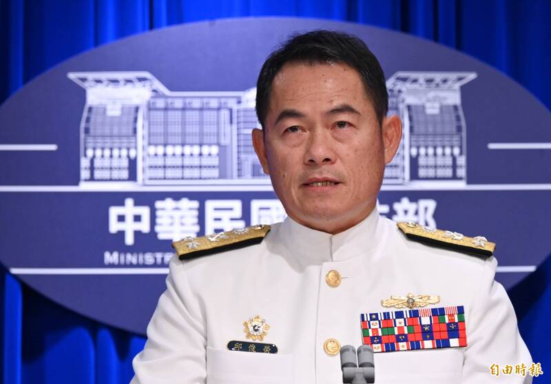 海軍參謀長邱俊榮中將。（本報資料照，記者劉信德攝）