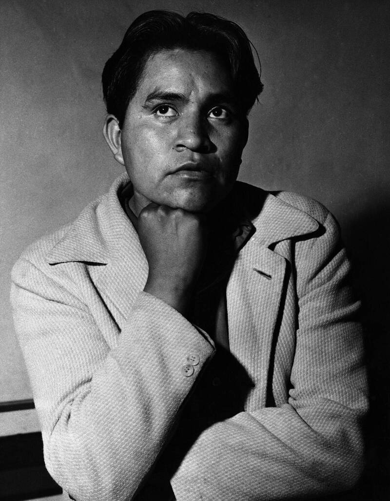 美軍陸戰隊一兵（後官拜下士）海斯（Ira Hayes）參與硫磺島升旗，但外媒報導，他的事蹟已不復見於美國國防部網站。（美聯社檔案照）