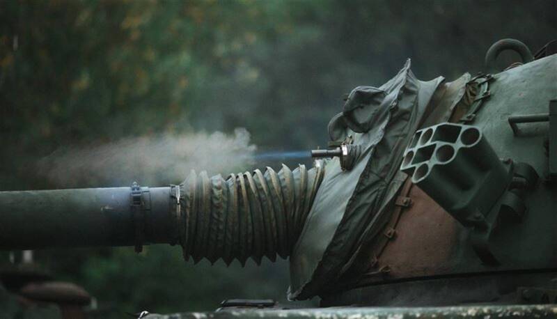 陸軍584旅日前參與CM11戰車「戰車次口徑」射擊驗證，實彈射擊7.62公厘同軸機槍。（取自青年日報）