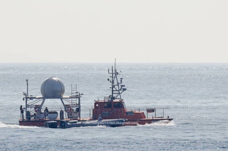 獨家》「海鵠1號」現蹤蘇澳外海   幫「快奇」無人艇練抗干擾