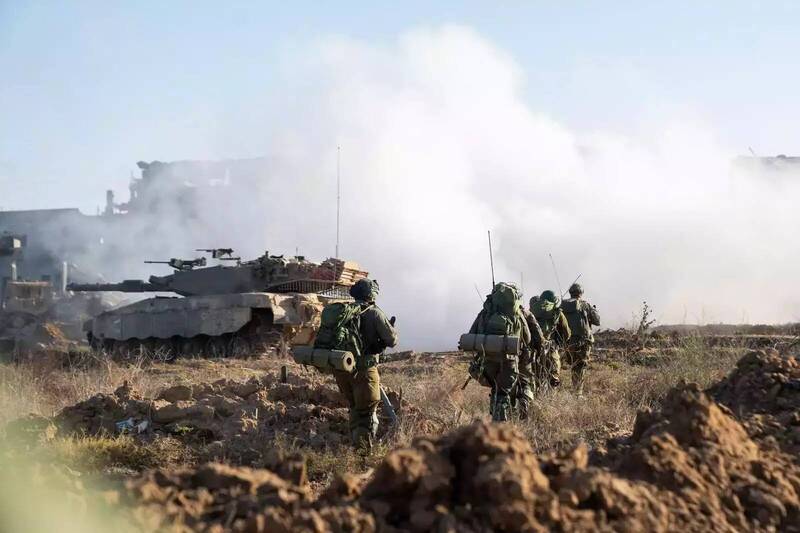 以色列國防軍（IDF）地面部隊於加薩走廊執行任務。（圖取自IDF專頁）