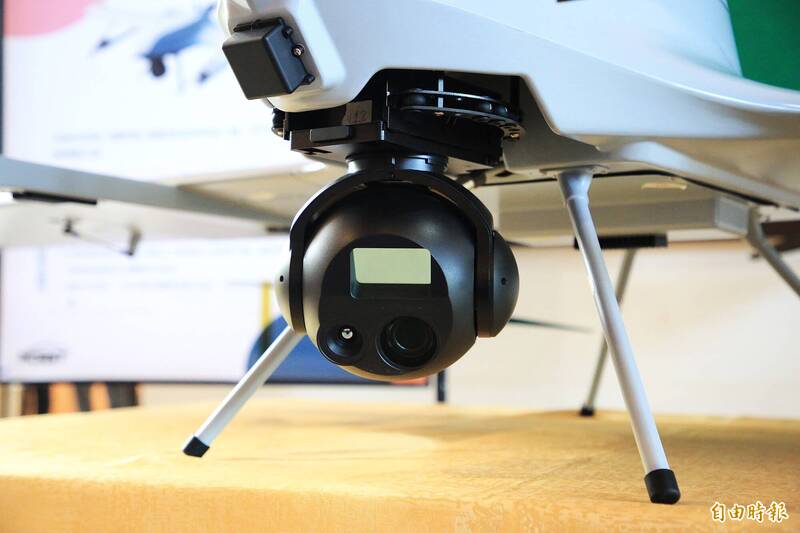 「紅雀三型」無人機可掛載光電偵蒐儀。（資料照，記者陳治程攝）