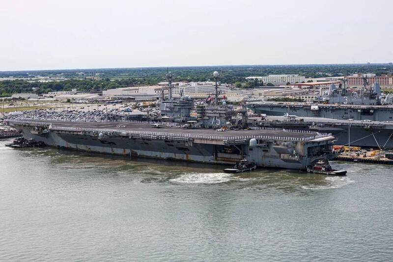 美軍統計，杜魯門號航艦打擊群此次部署共飛行了超過1.3萬架次，累計飛行時間超過2.5萬小時，以及航程超過24萬海浬的成就。（圖片取自DVIDS）