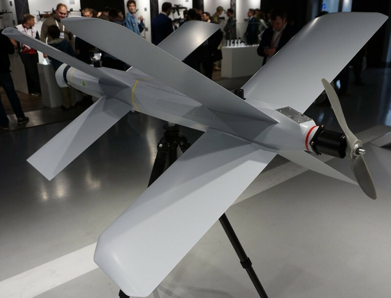 圖為俄軍的「柳葉刀」（Lancet）滯空攻擊無人機。（擷取自ZALA Aero Group官網）