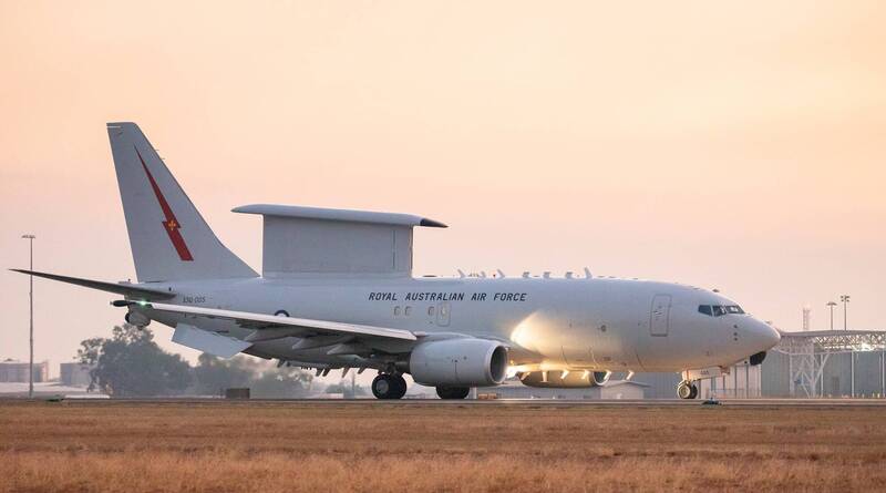 澳洲皇家空軍的E-7A空中預警機，現有6架服役中。（澳洲國防部官方Facebook）