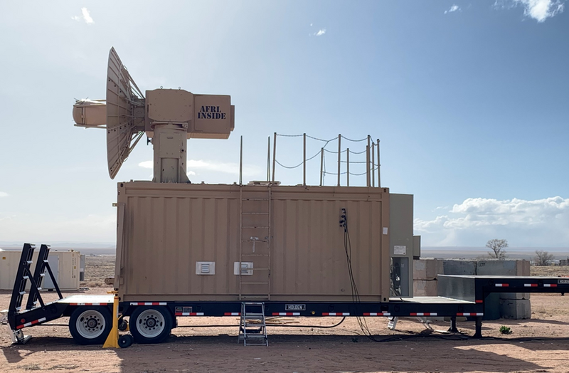 美國空軍研究實驗室（AFRL）推出的「索爾」實驗性蜂群無人機反制武器。（美國空軍研究實驗室官網）