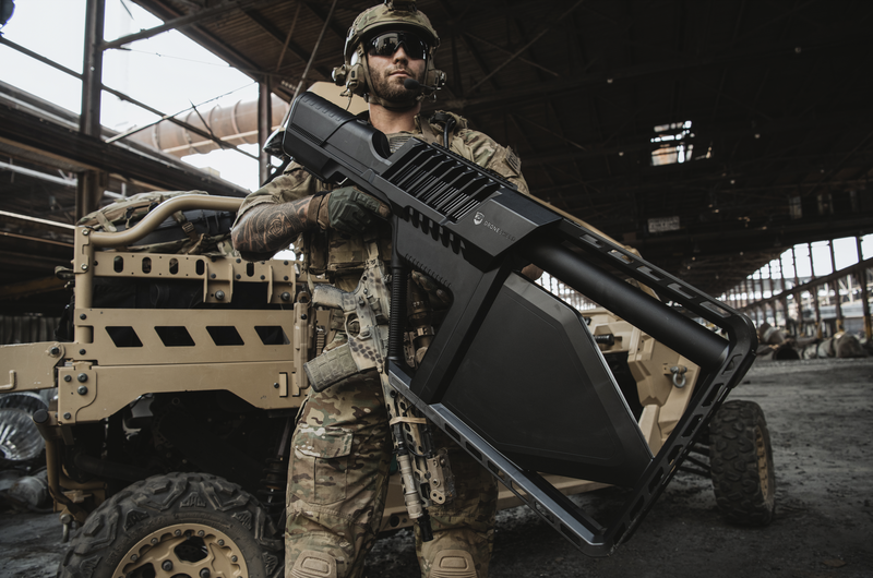 美軍測試的DroneGun Tactical人攜型反無人機武器。（美國DroneShield公司官網）