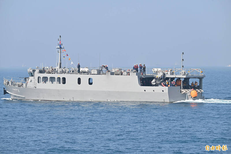 海軍持續籌獲「快速布雷艇」，強化近岸布雷能力。（資料照）