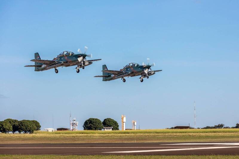 我友邦巴拉圭 接收巨嘴鳥攻擊機強化空軍戰力