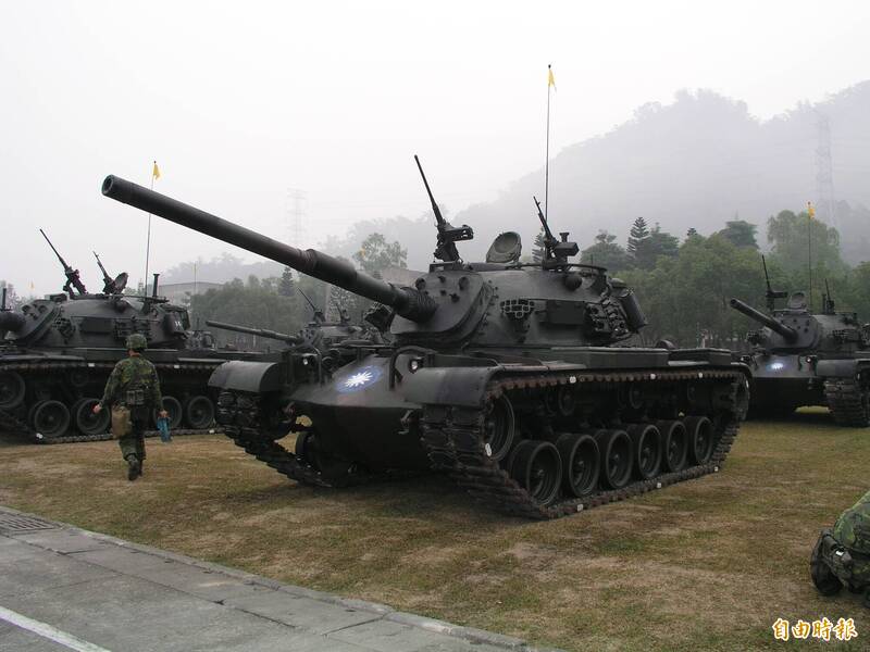 陸軍CM12戰車封存已久，預計明年起逐步汰除。（資料照）