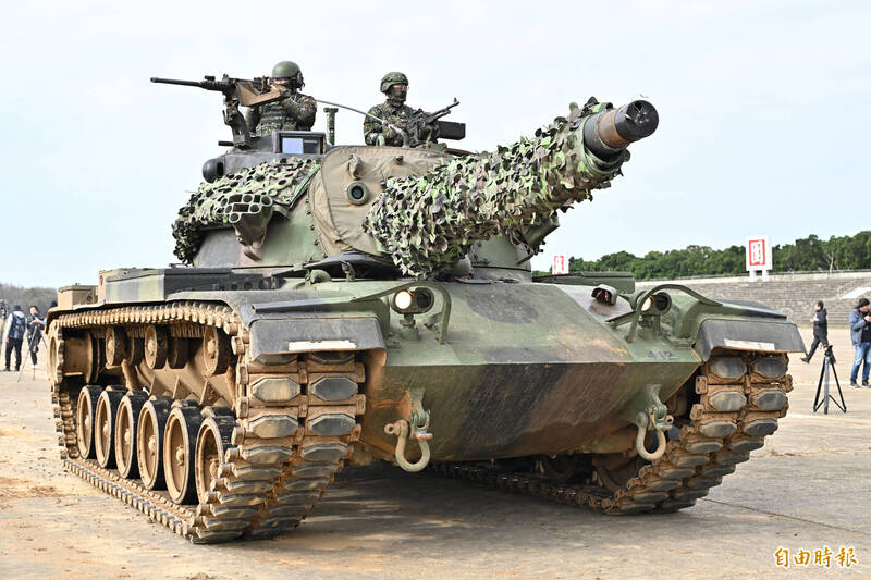 陸軍CM11戰車將分批封存。（資料照）