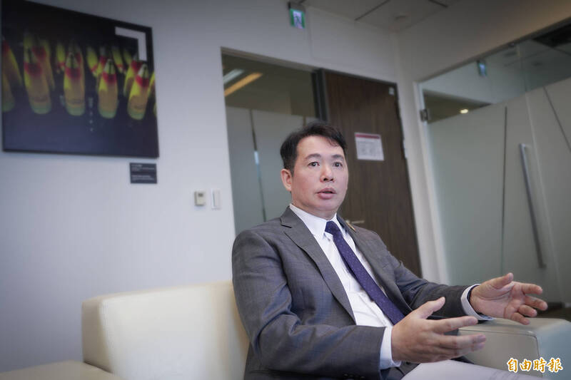 美商諾格台灣執行長黃思勳。（記者涂鉅旻攝）