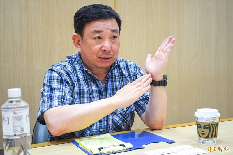 圖為陸軍退役將領郭力升日前接受本報專訪。（資料照，記者劉宇捷攝）