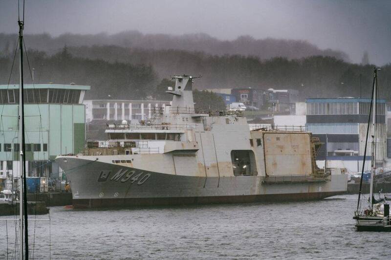 掃雷艦載無人艇成主流 荷、比新艦2800噸可裝6無人載具 - 自由軍武頻道