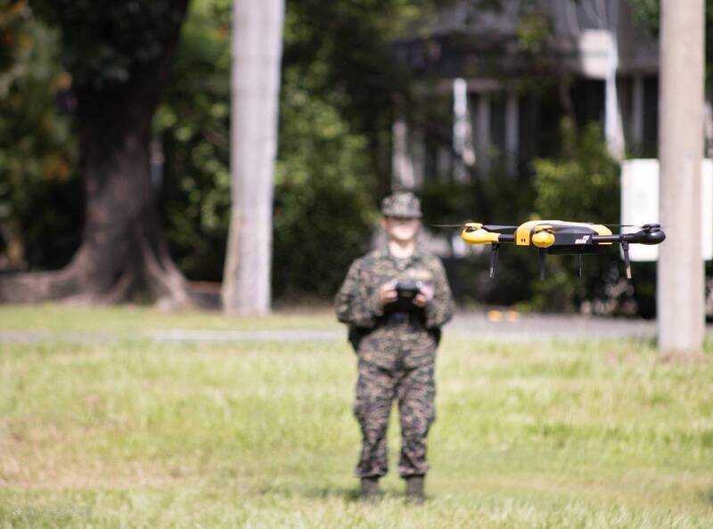 三軍九校院聯合入伍訓今年首度實施無人機課程。（擷取自陸軍官校臉書）